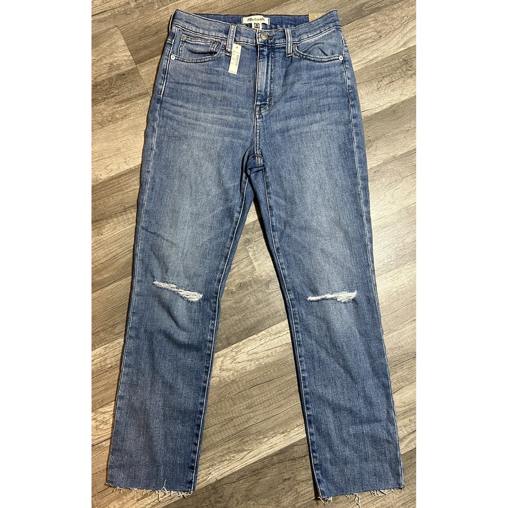 Madewell Women's The High-Rise Slim Crop Boyjean Size‎ 25 ($128)